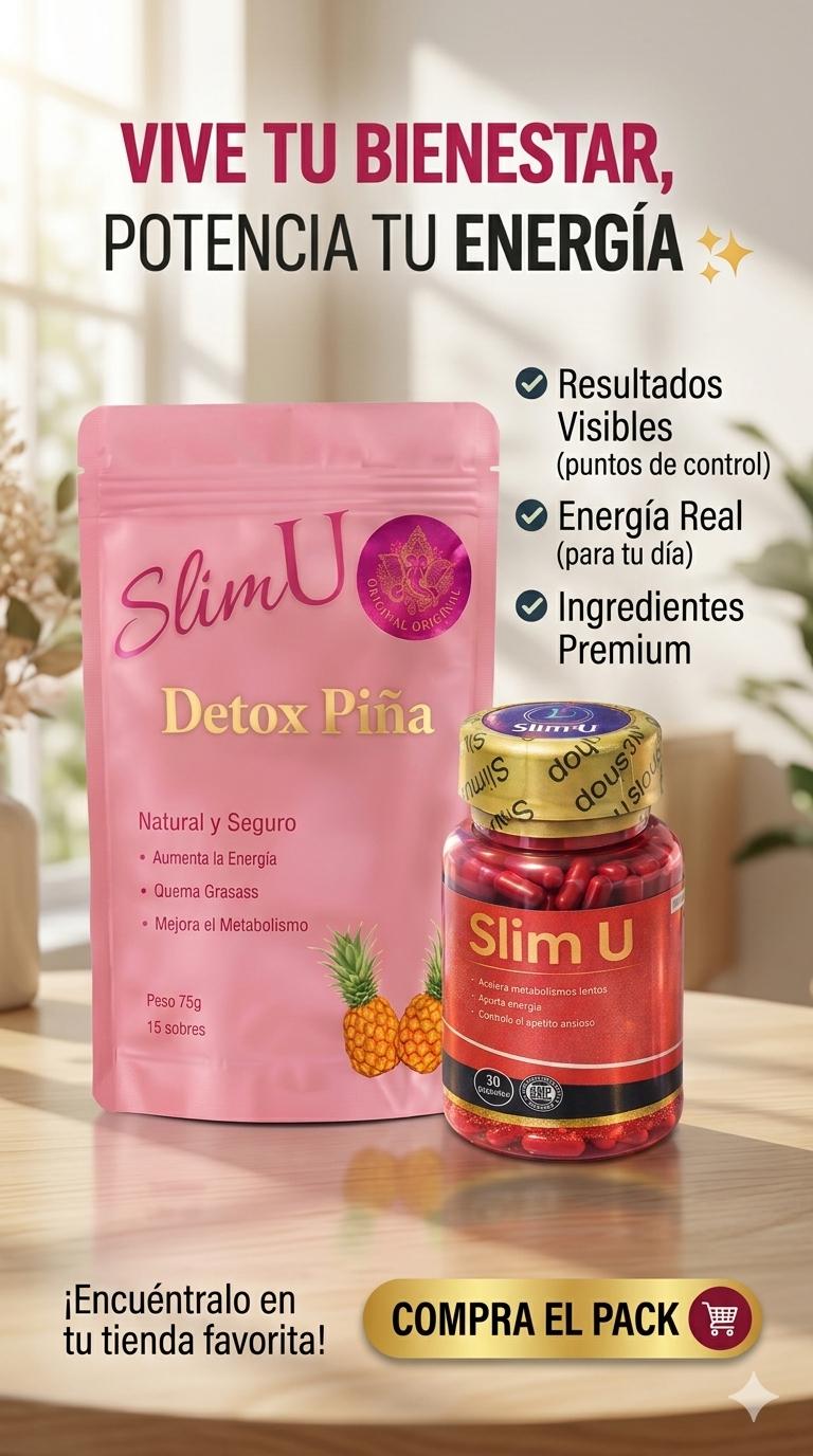 Pack SlimU Detox Piña + SlimU Original