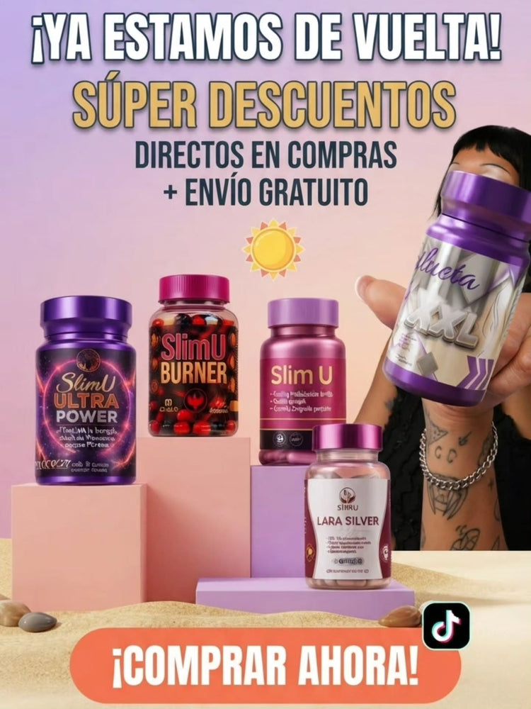 Suplementos SlimU los mejores del mercado - SLIMU TU TIENDA DE BIENESTAR 24H