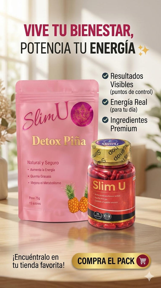 Pack SlimU Detox Piña + SlimU Original