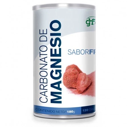 Carbonato de Magnesio Fresa SlimU es un complemento alimenticio que regula el transito intestinal y contribuye al funcionamiento normal de los músculos y disminuye el cansancio y la fatiga